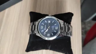 Reloj Geneva Hombre Esfera Azul Acero