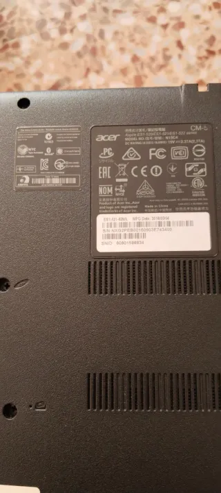 Portátil Acer Aspire ES 15 rojo 1 tb