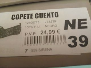 Zapatos planos mujer.