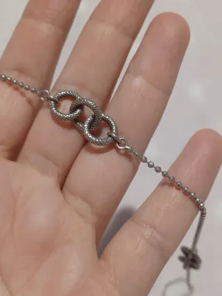 Colgante Lotus Plata Diseño Elegante Caja