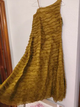 Vestido fiesta organdí talla 36