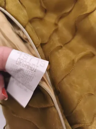 Vestido fiesta organdí talla 36