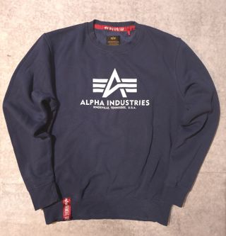 Sudadera Alpha Industries Talla M Azul Ref-61500