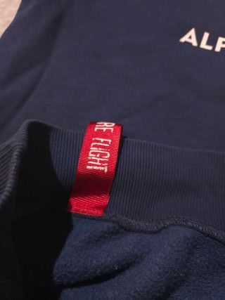 Sudadera Alpha Industries Talla M Azul Ref-61500