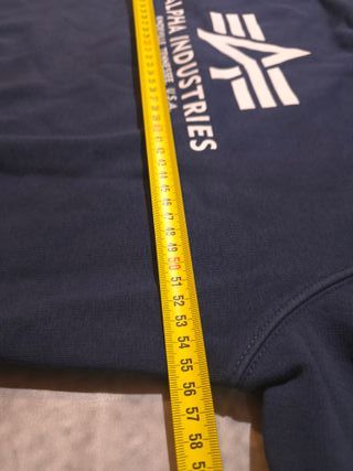 Sudadera Alpha Industries Talla M Azul Ref-61500