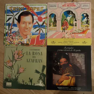 Lote 8 Vinilos de varios géneros en español