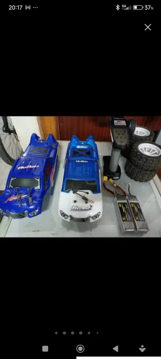 Carrocería Hyper TT RC Azul y Blanca