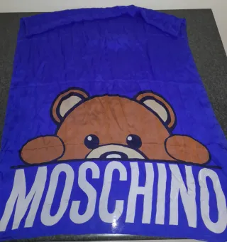 Foulard Moschino Seta Blu Royal Taddy