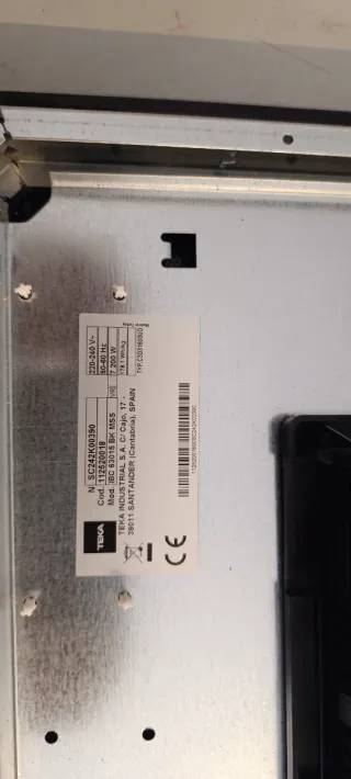 Placa de inducción Teka