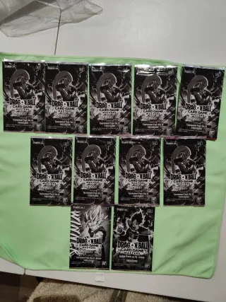 11 Sobres Sellados Dragon Ball Masters Promo