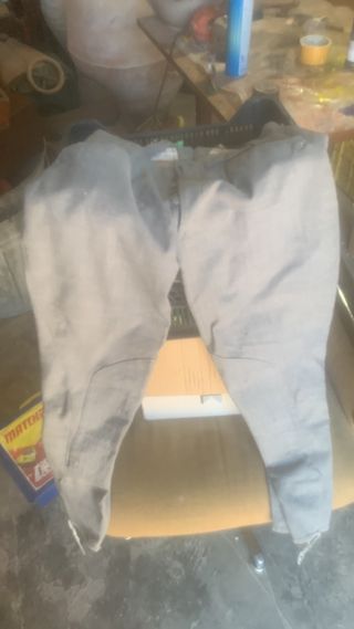 Pantalones militares caballería y botines