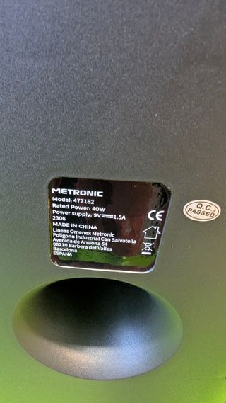 Altavoz Portátil Metronic Bluetooth 600W