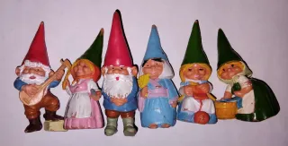 Colección 6 Gnomos de Goma