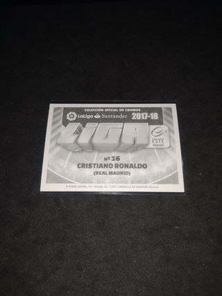 Cromo Cristiano Ronaldo Real Madrid