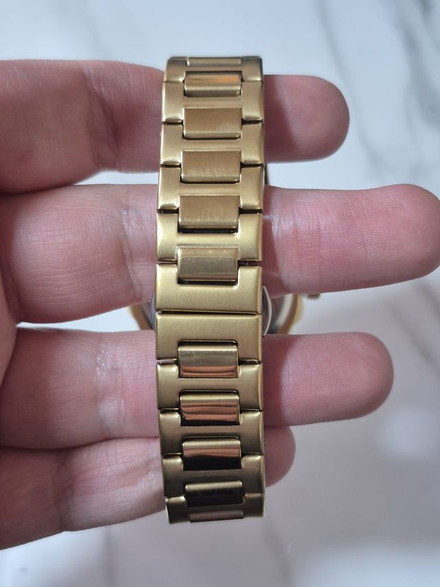 Orologio stile Nautilus 42mm Dorato + Quadrante Nero