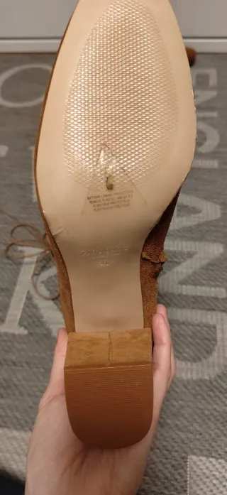 Botas mosqueteras Zara marrones