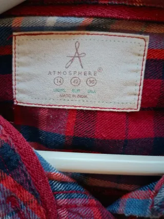 Camisa cuadros Atmosphere mujer