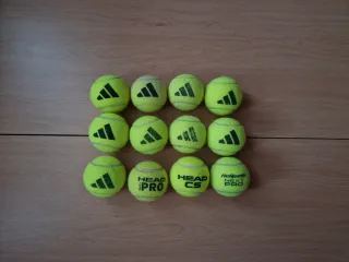 12 Pelotas Tenis y Pádel Adidas y Head