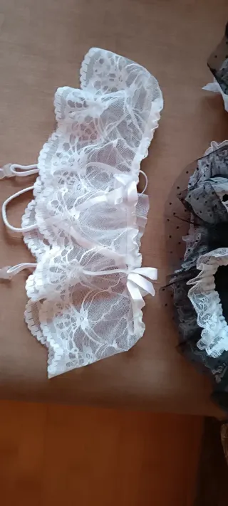 Disfraz sexy encaje y cuadros