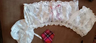 Disfraz sexy encaje y cuadros