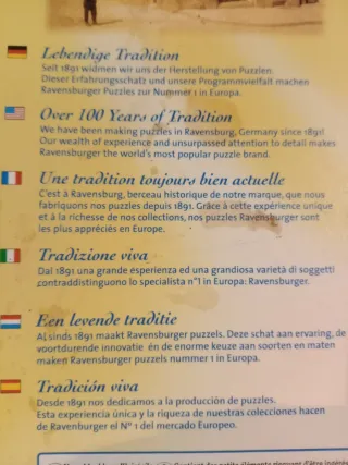 Puzzle Ravensburger Disney 1000 Peças