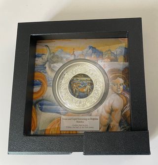 Maiolica Malta 2025 1 oz Ag Venere e Cupido