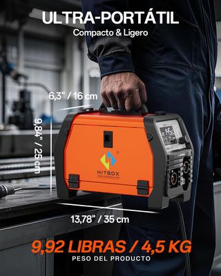 Máquina Soldar Hilo HITBOX MG145 NUEVA