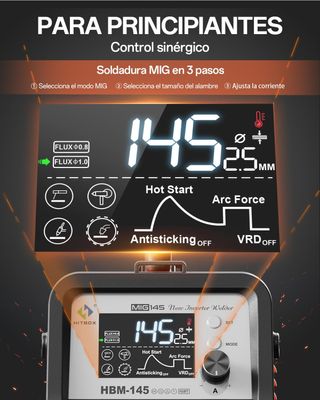 Máquina Soldar Hilo HITBOX MG145 NUEVA