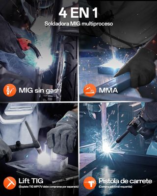 Máquina Soldar Hilo HITBOX MG145 NUEVA