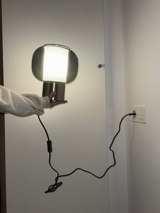 Lámpara IKEA Högvind Gris/Plateada