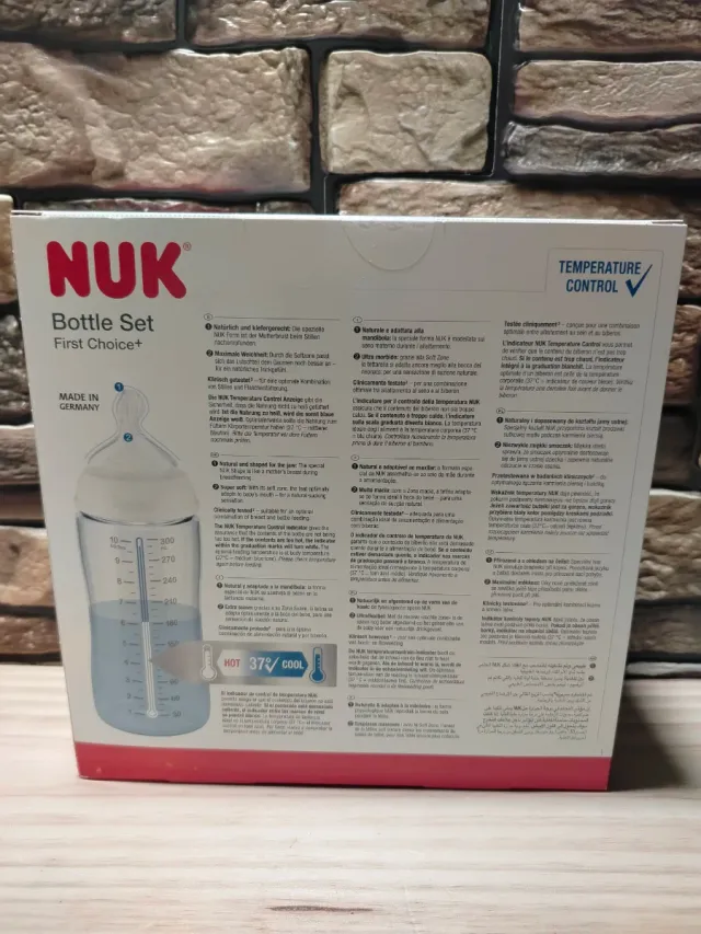 NUK First Choice+ Set 3 Biberones de 300 ml  0-6 m