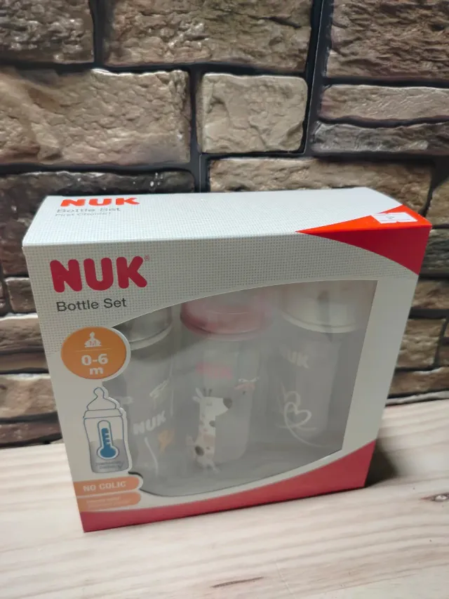 NUK First Choice+ Set 3 Biberones de 300 ml  0-6 m