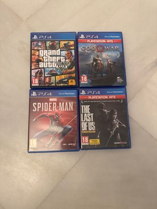 PS4 + 2 mandos + 4 juegos + PS camera