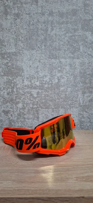 Gafas Motocross/Enduro Naranja Espejo