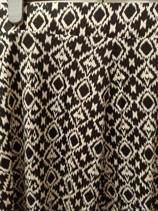 Falda estampada geométrica