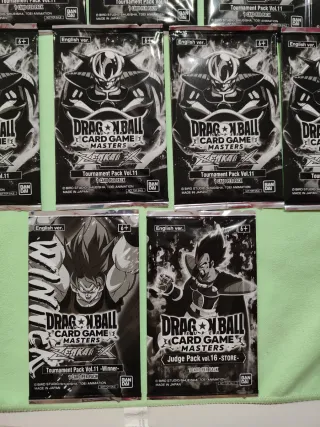 11 Sobres promo Sellados Dragon Ball Masters