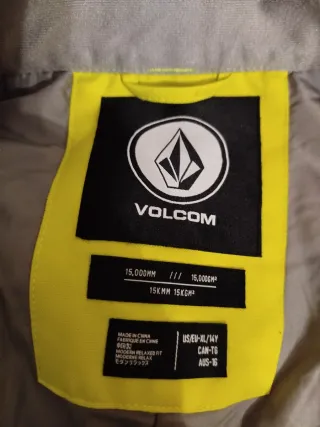 Traje, chaqueta,pantalonVolcom Talla 14 Snowboard