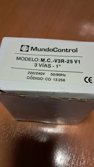 Válvula 3 Vías 1 MundoControl M.C.-V3R-25 V1
