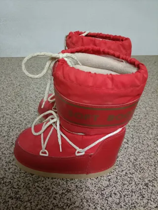 Botas de Nieve Rojas Talla 32-34