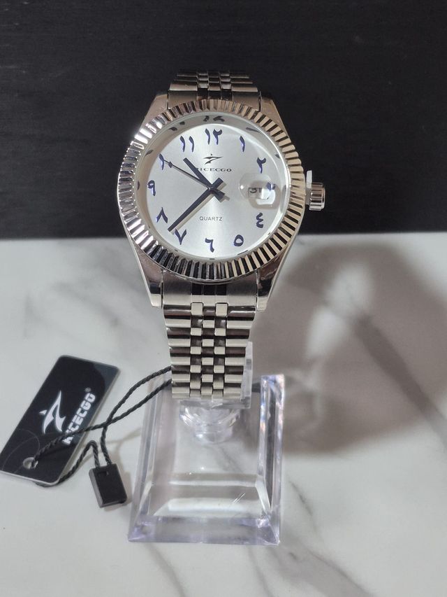 Orologio arabo PRESIDENT 40 mm | Acciaio inossidabile