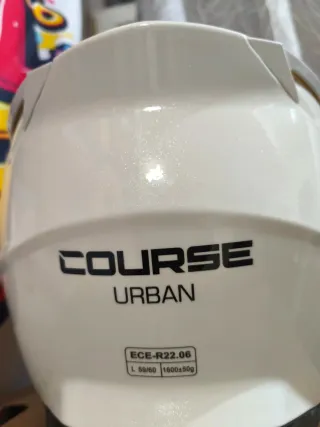 Capacete de Moto COURSE Branco