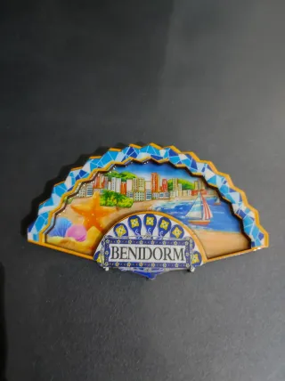 Imán Nevera Abanico Benidorm