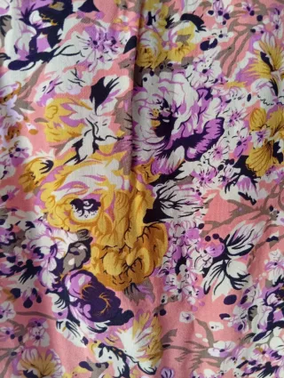 Camisa floral Blanco Talla S 36