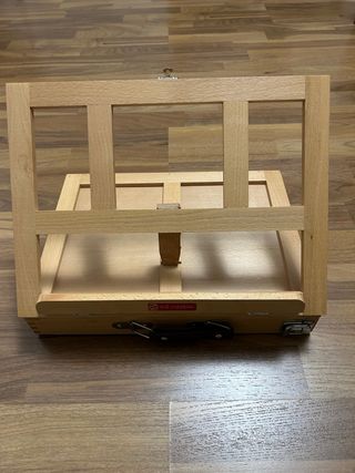 Caballete de mesa madera con cajón