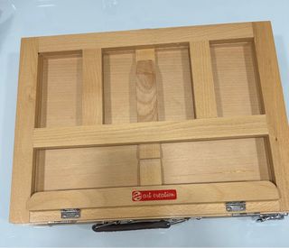 Caballete de mesa madera con cajón