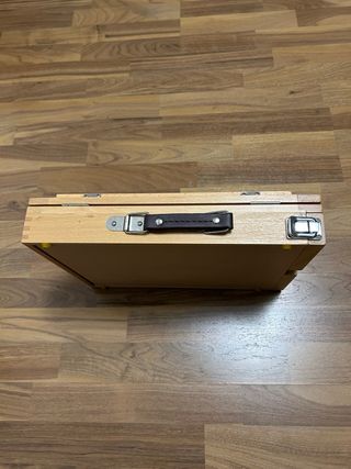 Caballete de mesa madera con cajón