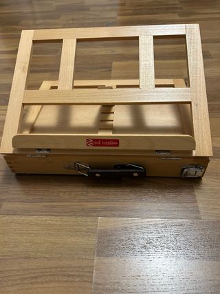 Caballete de mesa madera con cajón