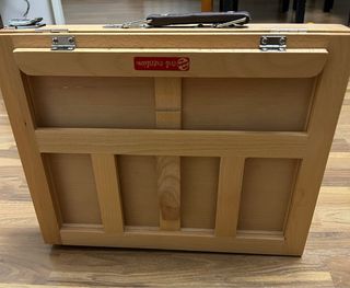 Caballete de mesa madera con cajón