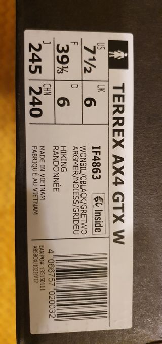 Zapatillas Adidas Terrex AX4 GTX W