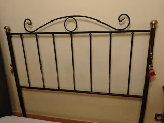 Cabecero de forja negro 150cm